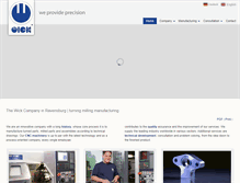 Tablet Screenshot of cnc-wick.de